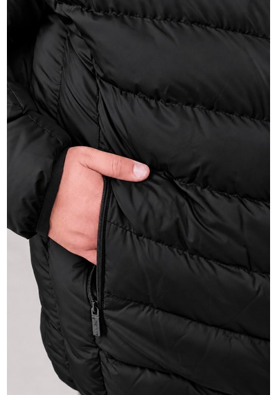Büyük Beden Erkek 7xl-10xl Kapüşonlu Elyaf Dolgulu Astarlı Fermuarlı Kapitone Şişme Mont Annex Siyah Büyük Beden Erkek 7xl-10xl Kapüşonlu Elyaf Dolgulu Astarlı Fermuarlı Kapitone Şişme Mont Annex Siyah