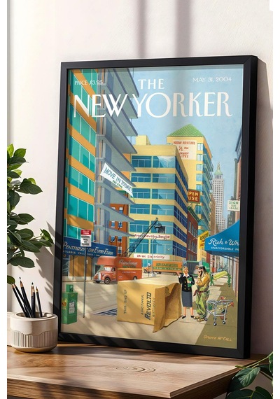 The New Yorker Çerçeveli Tablo May 31 2004