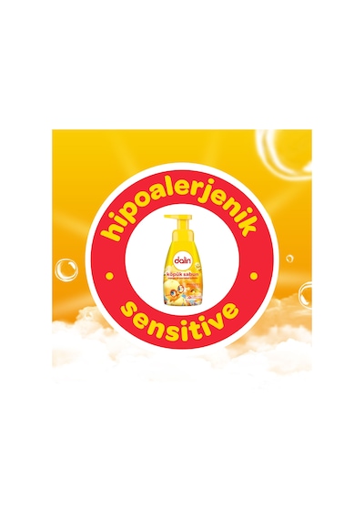 Dalin Köpük Sabun 200 Ml Mango ve Portakal Kokulu Çoçuklar İçin 6'lı