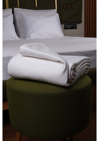 Kiev Serisi Çift Kişilik Otel Pikesi 200x230cm Beyaz