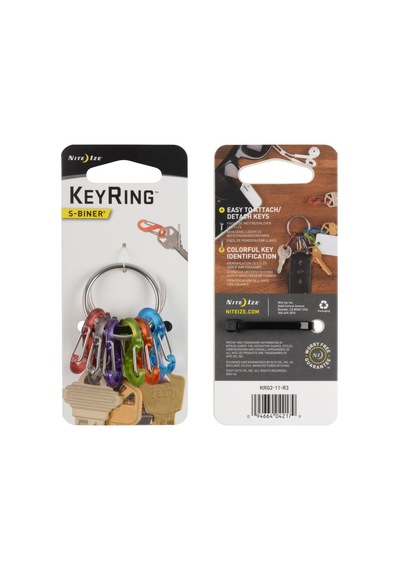 Ibartech-Superelma Nite Ize S-Biner Keyring Anahtarlık - Çelik