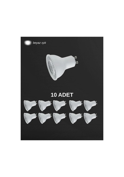 Ct-4215 Led Ampul 8w Gu10 Duy Beyaz Işık - 10 Lu Paket