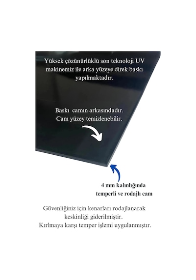 Osmanlı Tuğrası Cam Tablo Şık Duvar Tablosu Uv Baskı Canlı Renkler Yatak Odası Ve Antre Ev Hediyesi Parlak Cam Yüzey Ev Ve İş Yeri