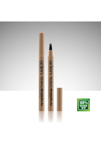 Aden Me-racle Microblading Brow Tint - Microblading Kaş Tinti Greyish-black Grimsi Siyah 0