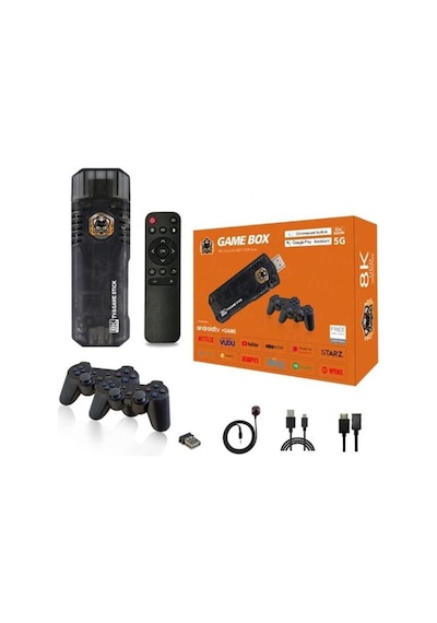 Torima GC-06 5G 8K Ultra HD 64 Gb Tv Box + Game Box Android Tv + Oyun Konsolu 2 İn1