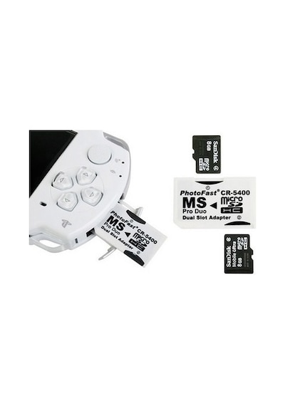 4304 Micro Sd Memory Stick Pro Duo Çevirici Hafıza Kartı Adaptörü