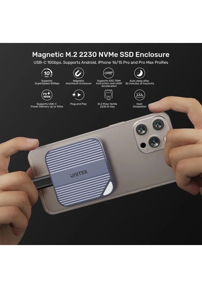 Unıtek Manyetik Nvme Ssdkutusu M.2 2230 S1244agy01