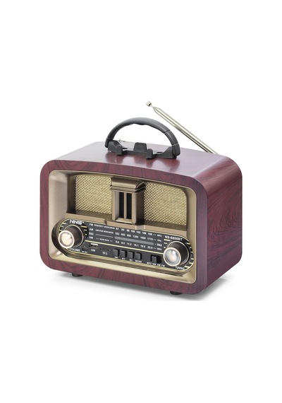 Bluetooth Nostaljik Hoparlör Fm 24.8 X 11.7 X 18.5 Cm Ns6650 Tdrtr