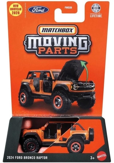 Matchbox 2026 1:64 Arabalar 2024 Ford Bronco Raptor Jhv31