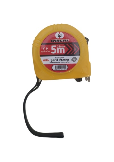 5 Metre Şerit Metre Kilitleme Mekanizmalı Kalite 5 M 25 Mm Diğer