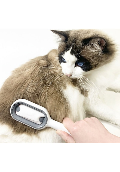 Petgravity Su Hazneli Kedi Yıkama Fırçası Kedi Tarağı Pembe