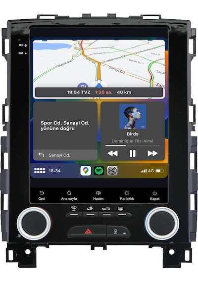 Renault Megane 4 Android Multimedya Sistemi 2016-2023 Crv-4453XDT