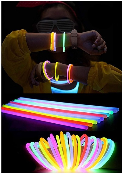 50 Adet Parti Eğlence Doğum Günü Parlayan Fosforlu Neon Renkli Eklenebilen Çubuklar Çok Renkli