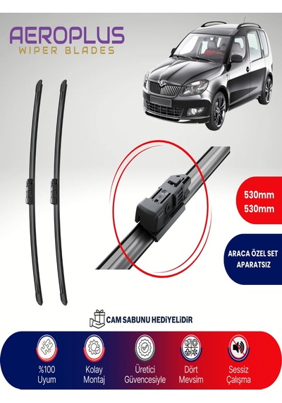 Aeroplus Skoda Roomster Muz Silecek Takımı 2014-2015