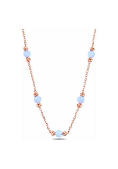Çekirdekjewelry 925 Ayar Gümüş Opal Taşlı Toplu Kolye Sarı Rose Ve Rodyum Kaplama Zincirli Minimal Kadın Kolyesi Pembe Çekirdekjewelry 925 Ayar Gümüş Opal Taşlı Toplu Kolye Sarı Rose Ve Rodyum Kaplama Zincirli Minimal Kadın Kolyesi Pembe