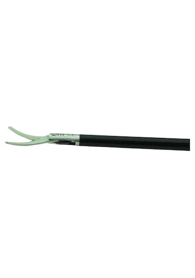 Barışhan Medikal Laparoskopik Reusable Eğri Uç Makas 5 x 330 MM 20 MM Çene Siyah