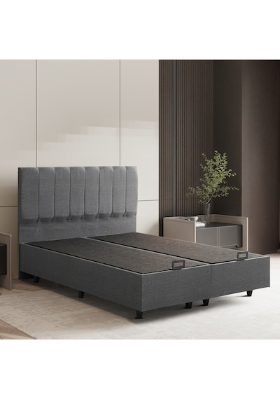Çift Kişilik Basic Plus Yatak Baza Başlık Seti 3 Ü Bir Arada Konuma Özel Teslimat 150 x 200 CM