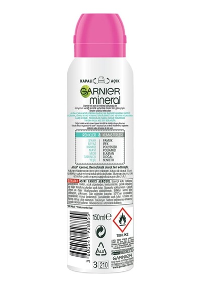 Garnier Mineral Lekesiz Koruma Deodorant 150ml