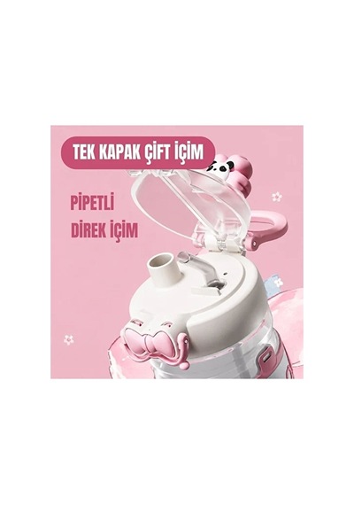3 Adet Diller Tritan Matara 580 Ml Boyun Askılı D2518 Diğer