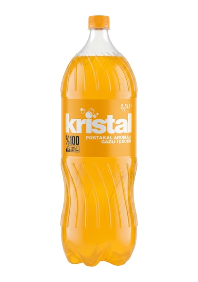 Kristal Portakal Aromalı Gazlı İçecek 2.5 L 6'lı