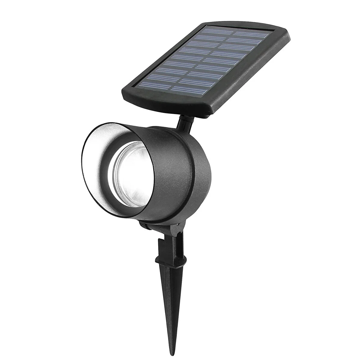 Solar Led Bahçe Spotu 40 Lümen 5000k Beyaz Işık Kazıklı Çim Ve Peyzaj Aydınlatma