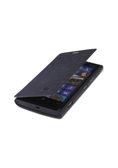 Nillkin Lumia 920 İle Uyumlu Yana Açılan Kapaklı Kılıf Siyah Renk