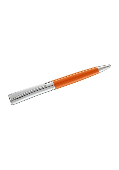 Steelpen 913 Wood Ahşap Kutulu Oranj Tükenmez Kalem Çok Renkli