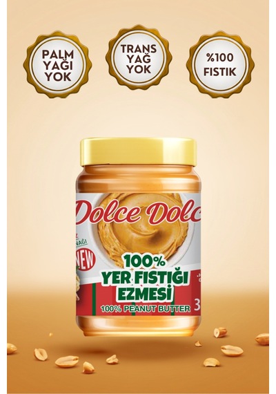 100% Yer Fıstığı Ezmesi