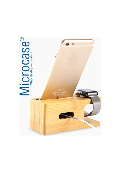 Microcase Watch ve Apple Uyumlu iPhone  Bambu Dock Şarj Standı Bd101