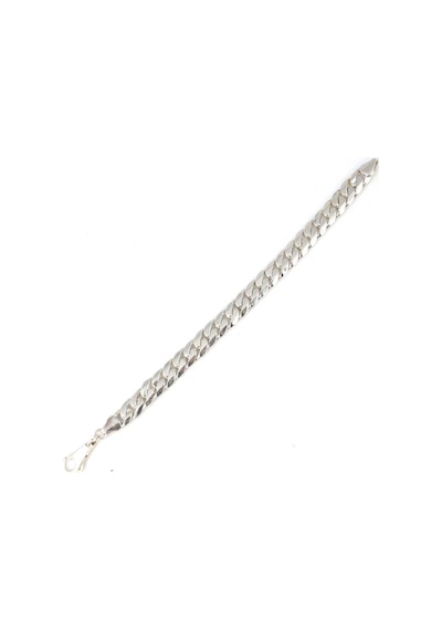 925 Ayar Gümüş 10 x 13 mm Sade Zincir Bileklik