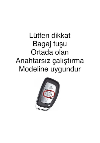 Hyundai Sonata Tuscon Uyumlu Silikon Anahtar Koruma Kılıf Lütfen
