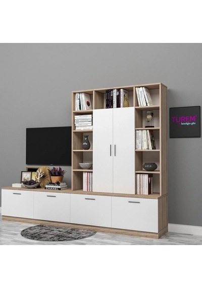Nostalji Tv Ünitesi Mdf Gri Nostalji Tv Ünitesi Mdf Gri
