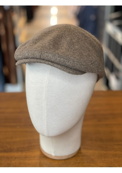 Hamze İngiliz London Model Kaşe Kumaş Kasket Şapka Vizon