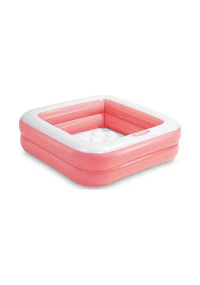 57100 Intex Şişme Taban Mini Kare Havuz 86x86x25 Cm Açık Mavi
