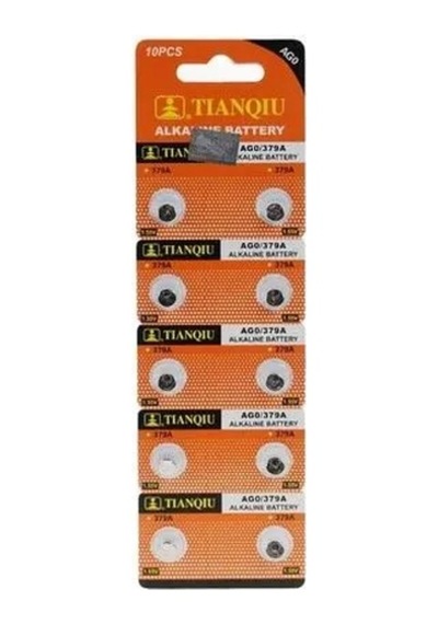 Jenerik Tıanqıu Ag0 Lr69/lr521/379 Alkalin 10'lu Düğme Pil