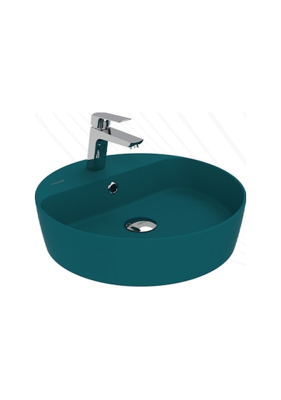 Creavit Loop LP146-00MT00E-0000 Masa Üstü Çanak Lavabo Extra Mint 45 CM