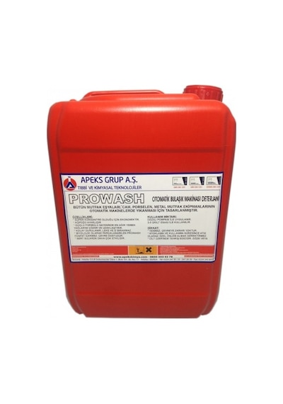 Endüstriyel Bulaşık Makine Deterjanı Prowash - Konsantre 10 Kg