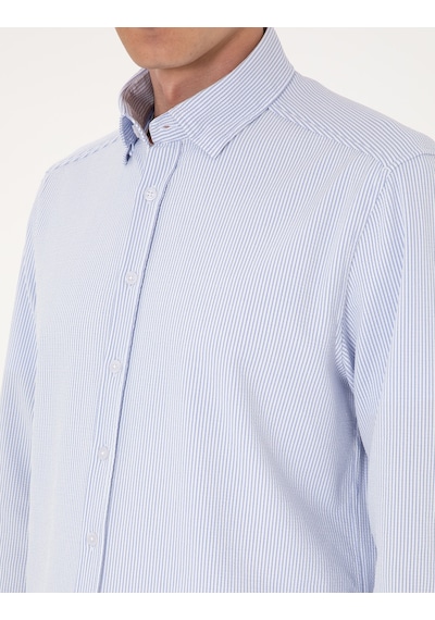 Pierre Cardin Erkek Açık Mavi Gömlek Desenli 50307162-vr003 Açik Mavi