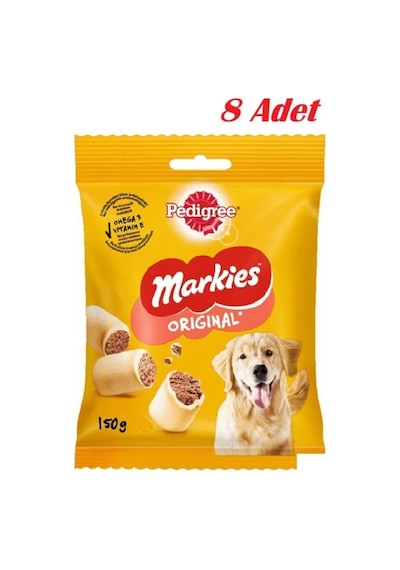 Pedigree Markies Köpek Ödül Bisküvisi 150 Gr 8 Adet
