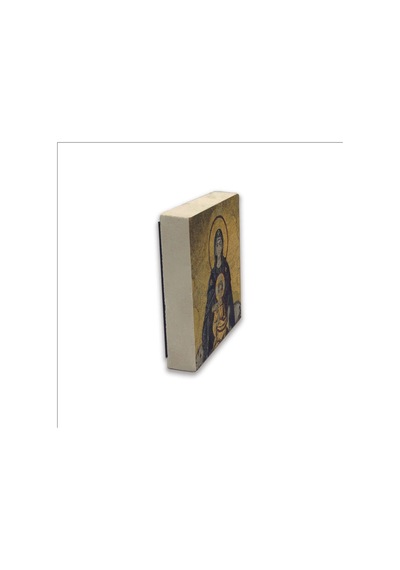Ayasofya- Hz. Meryem Ve İsa Mozaiği Baskılı Taş Magnet 5x5