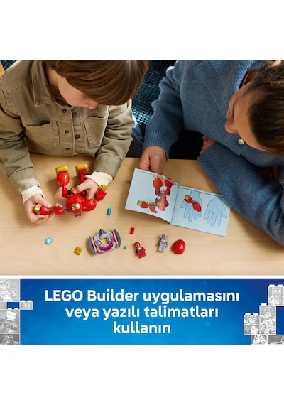 LEGO® ǀ Marvel Iron Man ve Muhteşem Arkadaşları Ultron Iron Man’e Karşı 11209 - 4 + için Minifigür İçeren Oyuncak Yapım Seti (96P)