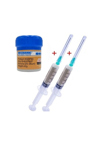 Solder Krem Lehim Mechanic Sıvı Lehim 42gr Ve Flux Lehim Toplama