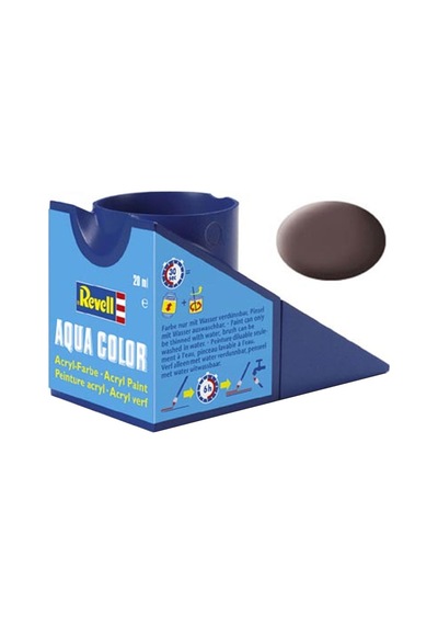 Revell 36184 Leaher Brown Mat 18 Ml Su Bazlı Maket Boyası