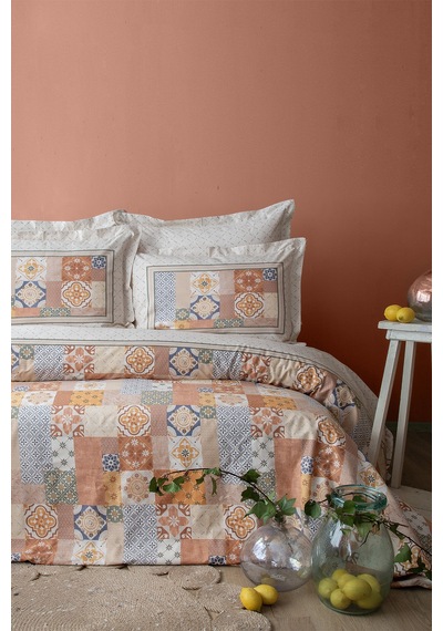 Apricitas Home Maude Terracota Tek Kişilik %100 Pamuk Pike Takımı