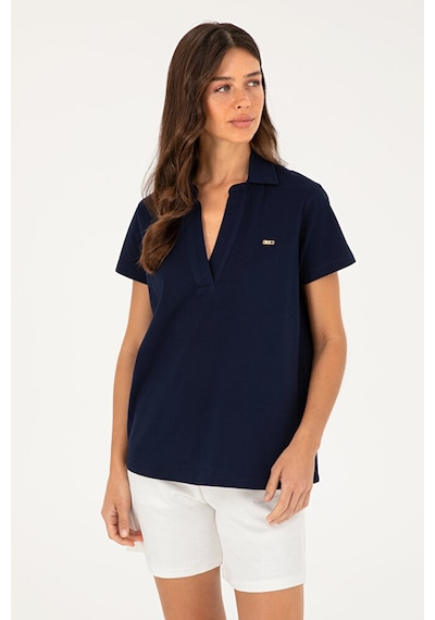 U.S. Polo Assn. Kadın Basic Tişört 50285853-vr033 Lacivert