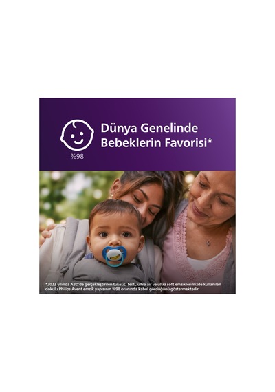 Ultra Air Emzik, Ortodontik, 6-18 Ay, Erkek, Scf080/26 Maymun