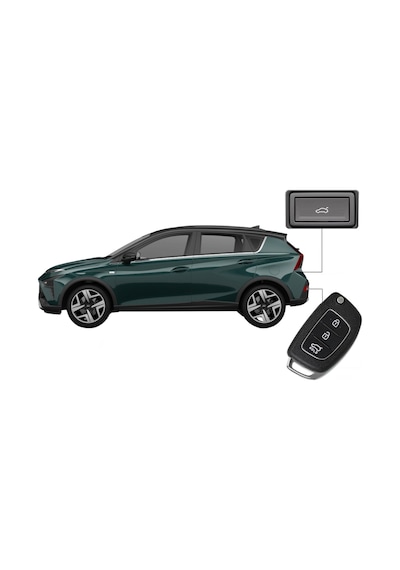 Hyundai Bayon Elektrikli Bagaj Sistemi 2021+