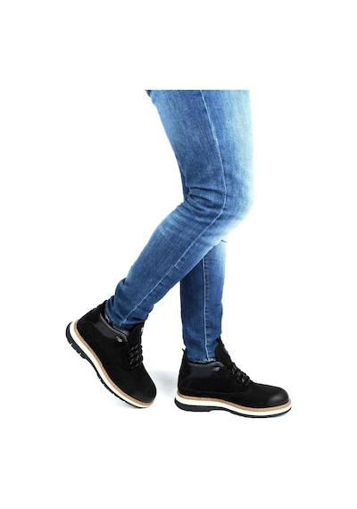 Pierre Cardin 77534 Siyah Nubuk %100 Deri Kışık Erkek Bot