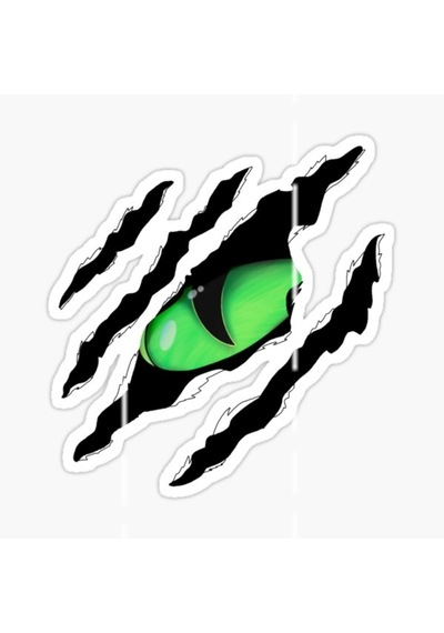Canavar Pençe Araba Oto Sticker Yapıştırma 19 Cm B