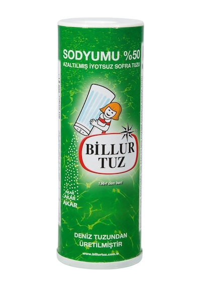 Billur Tuz Az Sodyum 500g - Düşük Sodyumlu Sofra Tuzu 8'li Avantaj Paketi - 8 Adet Tarı